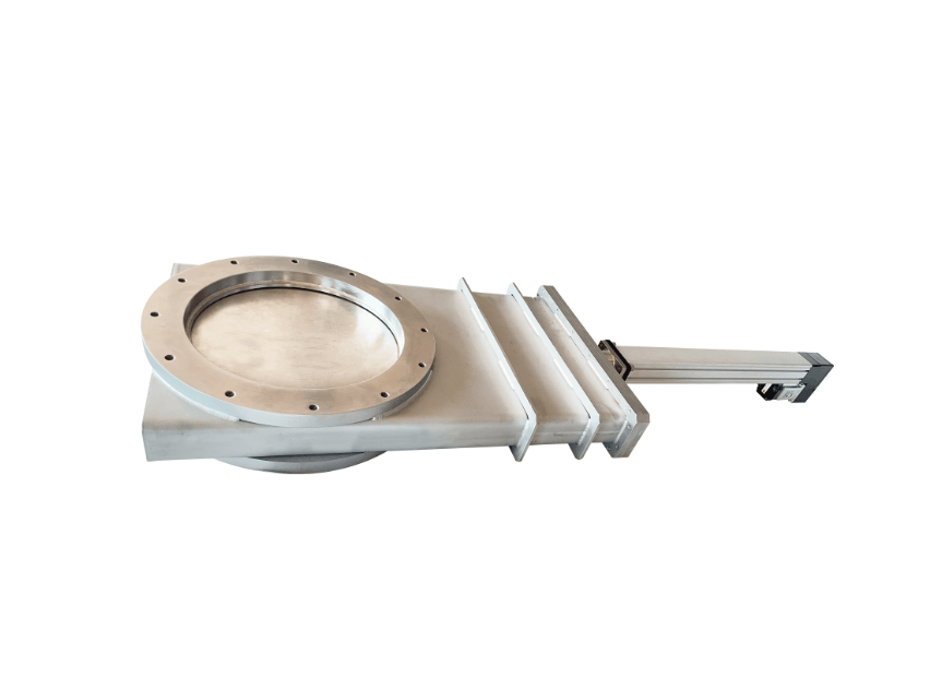 Vacuum gate valve for controlling airflow in vacuum systems, ensuring precise sealing and pressure regulation